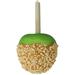 The Holiday Aisle® Green Carmel Apple Figurine Christmas Holiday Ornament Glass in Green/Yellow | 7 H x 6 W x 7 D in | Wayfair