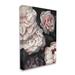 Rosdorf Park Clustered Pink & White Florals Elegant Flowers by Ziwei Li - Graphic Art Print Canvas in Gray | 20 H x 16 W x 1.5 D in | Wayfair