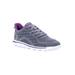 Women's Travelactiv Axial Walking Shoe Sneaker by Propet in Grey Purple (Size 12 M)