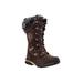 Extra Wide Width Women's Peri Cold Weather Boot by Propet in Brown Quilt (Size 7 1/2 WW)