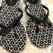 Kate Spade Shoes | Kate Spade Leather Sandals Size 6 Navy | Color: Blue/White | Size: 6