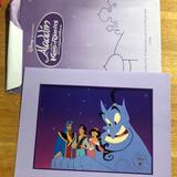 Disney Other | Disney's Aladdin And King Of Thieves Lithograph | Color: Purple/White | Size: No Size Needed