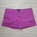 American Eagle Outfitters Shorts | Aeo Stretch Cuffed Midi Chino Shorts | Color: Purple | Size: 6