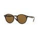 Ray-Ban RB2180 Sunglasses Shiny Dark Havana Frame Polar Brown Lenses 710/83-49