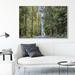 Art Remedy Road to Our Future Evergreen Forest - Photograph Print on Canvas in White | 24 H x 36 W x 1.5 D in | Wayfair 31093_36x24_CANV_WFL