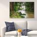 Art Remedy Rainforest III Waterfalls - Graphic Art Print on Canvas in Black | 30 H x 45 W x 1.5 D in | Wayfair 31090_45x30_CANV_WFL