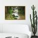 Art Remedy Rainforest III Waterfalls - Graphic Art Print on Canvas in White | 24 H x 36 W x 1.5 D in | Wayfair 31090_36x24_CANV_PSGLD