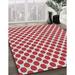 Red/White 84 x 0.35 in Indoor Area Rug - Corrigan Studio® Riccio Polka Dots Area Rug Polyester/Wool | 84 W x 0.35 D in | Wayfair