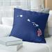 East Urban Home Sweet Throw Pillow Polyester/Polyfill blend in Blue | 26 H x 26 W x 4 D in | Wayfair 044DBEE52CBE4B6E93541DB8A0E97FE4