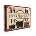 Astoria Grand Bon Appetit Phrase Vintage Kitchen Cooking Charm by Dan DiPaolo - Graphic Art Print Canvas/ in Black/Brown | Wayfair