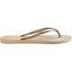 HAVAIANAS SLIM, Größe 412/ 43-44(EU) in SAND GREY/LIGHT GOLDEN