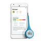 Kinsa Smart Thermometer for Fever - Digital Medical Baby, Kid and Adult Termometro - Accurate, Fast, FDA Cleared Thermometer for Oral, Armpit or Rectal Temperature Reading - QuickCare