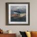 Mercer41 Mountains in the Mist III - Picture Frame Painting Print on Paper Metal in Gray | 32 H x 32 W in | Wayfair