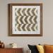 Latitude Run® Driftwood Geometry III - Picture Frame Graphic Art Print on Paper in Brown | 17 H x 17 W x 1.5 D in | Wayfair