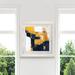 Orren Ellis Navy & Gold I - Picture Frame Painting Print on Paper in Black/Orange | 21 H x 21 W in | Wayfair 378F093AC1EA4416BBC44EE45CEC632B