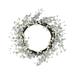 Northlight Seasonal Silver & White Ball Ornaments Christmas Wreath 20-Inch Unlit Wood/Twig in Brown/Gray | 20 H x 20 W x 5 D in | Wayfair 32638319