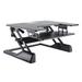 Inbox Zero Windber Height Adjustable Standing Desk Converter Plastic/Acrylic in Black | 30 W x 5.1 D in | Wayfair 1CC0CD9F95074876811E9B11FFEECEDC