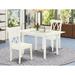 Longshore Tides Mcarthur Butterfly Leaf Rubberwood Solid Wood Dining Set Wood in White | 29 H in | Wayfair 98500713D37340678B31FC8C9BA7EC44