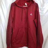 Adidas Jackets & Coats | Adidas Performance Zip Up Hooded Work Out Xl | Color: Red/White | Size: Xl