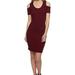 Jessica Simpson Dresses | Jessica Simpson Kara Cold Shoulder Dress | Color: Red | Size: S