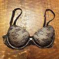 Victoria's Secret Intimates & Sleepwear | Euc 34d Victoria's Secret Biofit Full Coverage Bra | Color: Black/Cream | Size: 34d