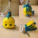 Disney Accessories | Disney Parks Wishables Flounder Keychain | Color: Blue/Yellow | Size: Os