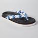 Free People Shoes | Free People Lena Flower Print Flip Flops-Bnib | Color: Blue/White | Size: 10