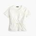 J. Crew Tops | J. Crew Women's Tie-Waist Pocket T-Shirt | Color: Cream/White | Size: Various