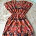 Anthropologie Dresses | Anthropologie Maeve Xs Ethnic Boho Tunic Dress | Color: Orange/Pink | Size: Xs