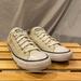 Converse Shoes | Converse All Star Woven Design Low Size 8 | Color: Cream/White | Size: 8