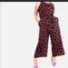 Kate Spade Pants & Jumpsuits | Kate Spade Hot Pepper Silk Jumpsuit Size 4 | Color: Black/Red | Size: 4