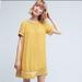 Anthropologie Dresses | Anthropologie Maeve Mustard Yellow Shift Dress | Color: Gold | Size: Xs