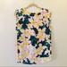 J. Crew Tops | J Crew Silk Floral Cherry Blossom Tank Blouse | Color: Green/Pink | Size: 2