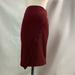 Zara Skirts | Burgundy Zara Pencil Skirt | Color: Red | Size: M