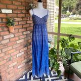 American Eagle Outfitters Dresses | American Eagle Casual Cotton Maxi | Color: Blue/White | Size: 2