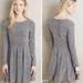 Anthropologie Dresses | Dolan Left Coast Piper Heather Circle Flare Dress | Color: Gray | Size: S
