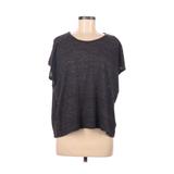 Forever 21 Short Sleeve Top Gray Crew Neck Tops - Women's Size Small