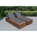 Latitude Run® Billyjo Outdoor Wicker Chaise Lounge - No Assembly Wicker/Rattan in Brown | 33 H x 29 W x 83 D in | Wayfair