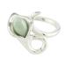 Mixco Lily in Light Green,'Light Green Jade Calla Lily Motif Ring'