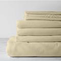 Kotton Culture 800 THREAD COUNT EGYPTIAN COTTON King Size 4-piece Sheet Set With 48 cm Extra Deep Pocket Luxurious Thick Cotton Bed Sheet All Season Bedding - Royal Ivory