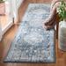 Blue/Navy 48 x 0.35 in Indoor Area Rug - Martha Stewart Rugs Oriental Navy/Ivory Area Rug | 48 W x 0.35 D in | Wayfair MSR858N-4