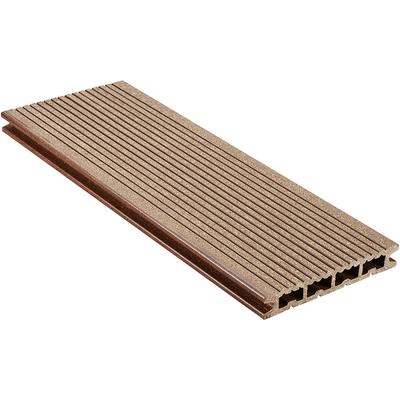 NATURinFORM WPC-Terrassendiele 21x139 mm DIE KOMPAKTE braun, 5000 mm, Hohlkammer