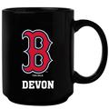 Black Boston Red Sox 15oz. Personalized Mug