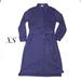 Lularoe Dresses | Ellie Dress - Cute Wrap And Button Up | Color: Blue | Size: Xs