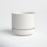 AllModern Byer Ceramic Pot Planter Ceramic in White | 6 H x 7 W x 7 D in | Wayfair 969FE7BDA5C0432C8374DBB0FB17370E