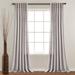 Latitude Run® Docila Solid Semi-Sheer Single Curtain Panel Polyester/Linen/Cotton Blend in Gray | 84 H in | Wayfair