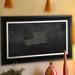 Rayne Mirrors Grand Wall Mounted Chalkboard Manufactured Wood in Black/Brown | 55 H x 43 W x 1.5 D in | Wayfair B54/36.5-48.5