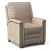 Bradington-Young Randleman 31" Wide Power Standard Recliner Fade Resistant/Genuine Leather in Gray | 40.5 H x 36 W x 39 D in | Wayfair