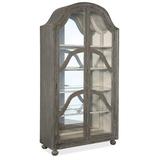 Hooker Furniture Alfresco Curio Cabinet Wood/Glass in Brown/Gray | 90.25 H x 46 W x 19 D in | Wayfair 6025-75906-95