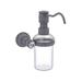 Canora Grey Gavin Crystal Wall Mounted Soap Dispenser Metal in Gray | 7.3 H x 4.3 W x 7 D in | Wayfair 09FF18B03CD54A04AA549A57967E6F48